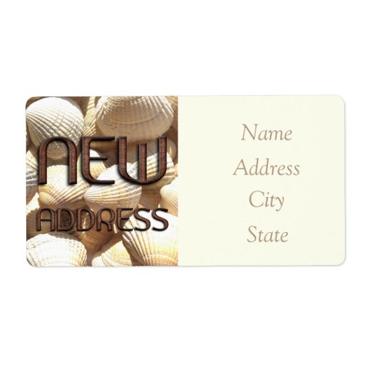 Adresswechsel Sommer-Muscheln Funny Bricks (Vorne)