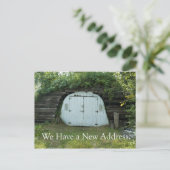 Adresswechsel - Untergrund-Bunker Ankündigungspostkarte (Stehend Vorderseite)