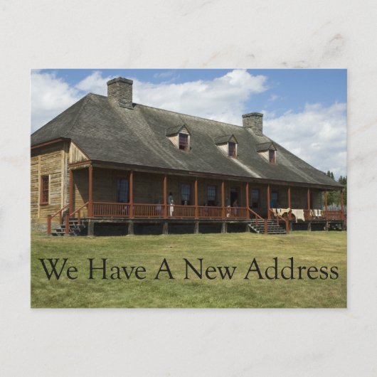 Adresswechsel - Wilderness Fort Ankündigungspostkarte (Vorderseite)