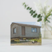 Adresswechsel: Wir bewegen uns um 2 Ankündigungspostkarte (Stehend Vorderseite)