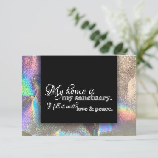 Adresswechsel Wir haben die Erwärmung des Segen Ha Ankündigung (Stehend Vorderseite)