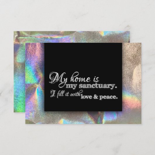 Adresswechsel Wir haben die Erwärmung des Segen Ha Ankündigung (Vorne/Hinten)