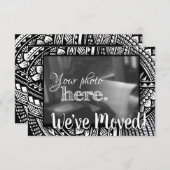 Adresswechsel Wir haben die Erwärmung des Segen Ha Ankündigung (Vorne/Hinten)