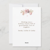 Adresswechsel zu Weihnachten (Rückseite)