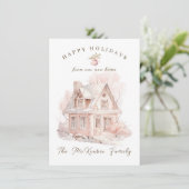 Adresswechsel zu Weihnachten (Stehend Vorderseite)