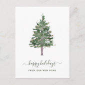 Adresswechsel zu Weihnachten | Einfache Kiefer (Vorderseite)