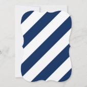 Adrette Segel im Pink Einladung (Rückseite)