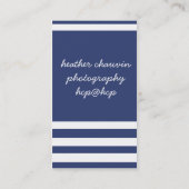 Adrette Segelboot-Visitenkarte der Seemarine Visitenkarte (Rückseite)