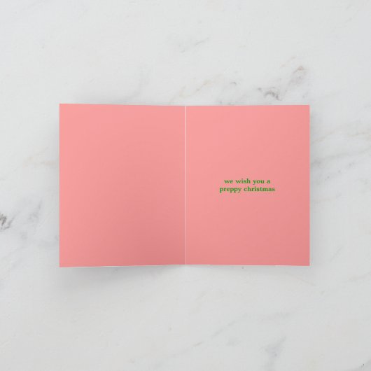 ADRETTE WEIHNACHTSBÄUME FEIERTAGSKARTE (Innenseite)