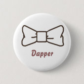 Adretter bowtie Knopf Button (Vorderseite)