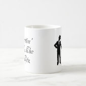 Adretter Mann Puttin auf dem Ritz Kaffeetasse (Mittel)