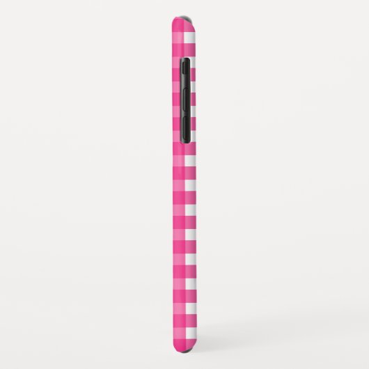 Adretter Monogramm-Gingham IPhone XR Fall Case-Mate iPhone Hülle (Hinten/Links)