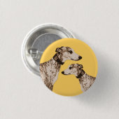 Adretter Whippets Knopf Button (Vorne & Hinten)