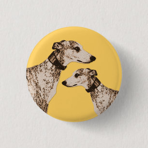 Adretter Whippets Knopf Button