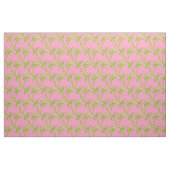 Adrettes rosa und grünes Palmegewebe Stoff (Fat Quarter (45,7 x 55,9 cm))