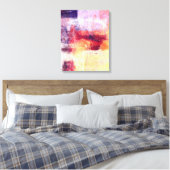 Adria Abstrakt Canvas Print Leinwanddruck (Insitu (Schlafzimmer))