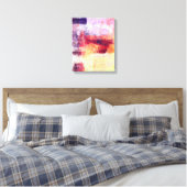 Adria Abstrakt Canvas Print Leinwanddruck (Insitu (Schlafzimmer))