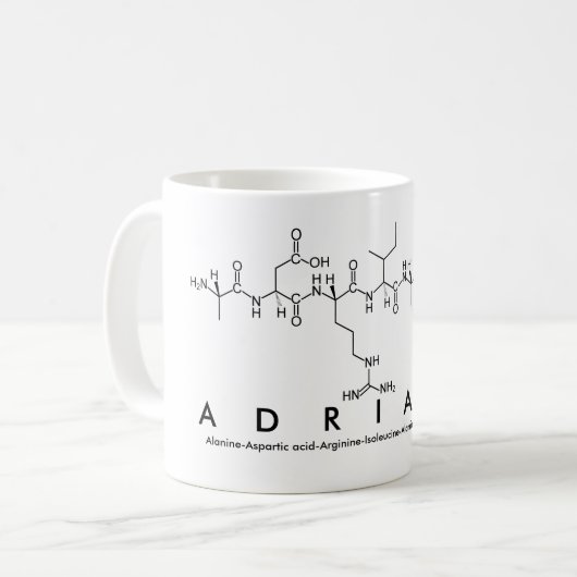 Adriaan Peptidname Tasse (Vorderseite Links)