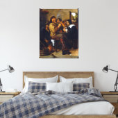 Adriaen Brouwer die Raucher Leinwanddruck (Insitu (Schlafzimmer))