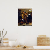 Adriaen Brouwer die Raucher Poster (Küche)