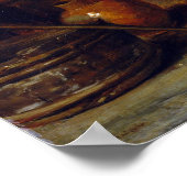 Adriaen Brouwer die Raucher Poster (Ecke)