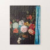 Adriaen Van der Spelt - Stillleben mit einer Blume Puzzle (Vertikal)