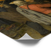 Adriaen van Ostade - Der Fiddler Poster (Ecke)