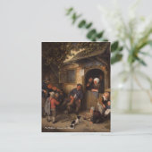 Adriaen van Ostade Der Geiger Postkarte (Stehend Vorderseite)