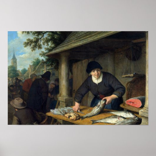Adriaen van Ostade - Die Fischer Poster (Vorne)