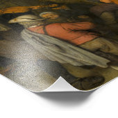 Adriaen van Ostade - The Fiddler Fotodruck (Ecke)