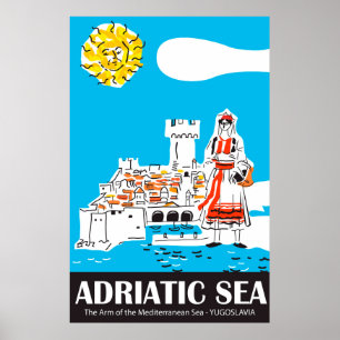 Adriaküste Poster