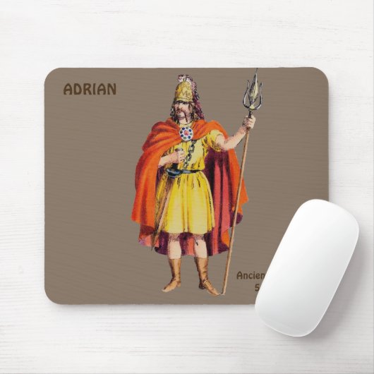 ADRIAN ~ Ancient Briton COSTUME ~ Personalisiert Mousepad (Mit Mouse)