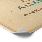 Adrian C. Anson, Chicago White Strumpfs Poster (Ecke)