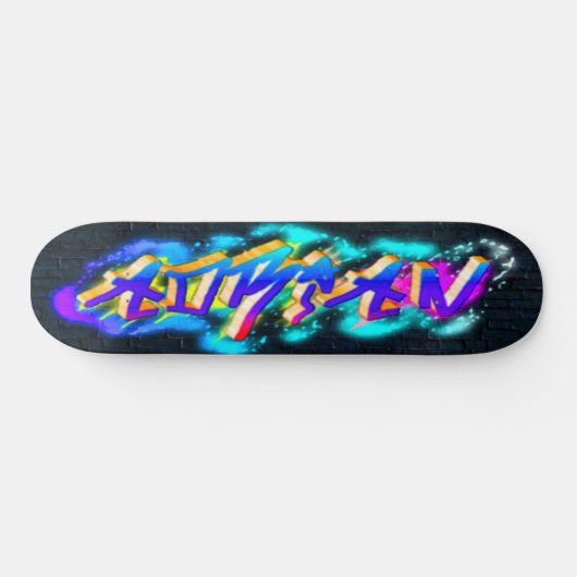 ADRIAN Customized Graffiti Skateboard (Horizontal)