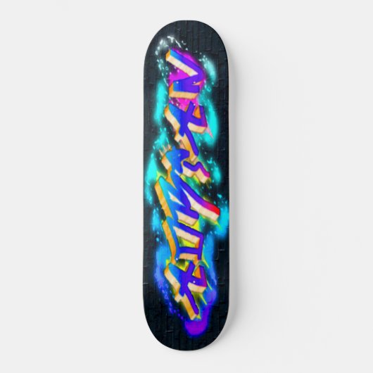 ADRIAN Customized Graffiti Skateboard (Vorderseite)