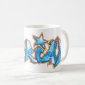 ADRIAN-Graffiti-Name - Kaffeetasse (VorderseiteRechts)