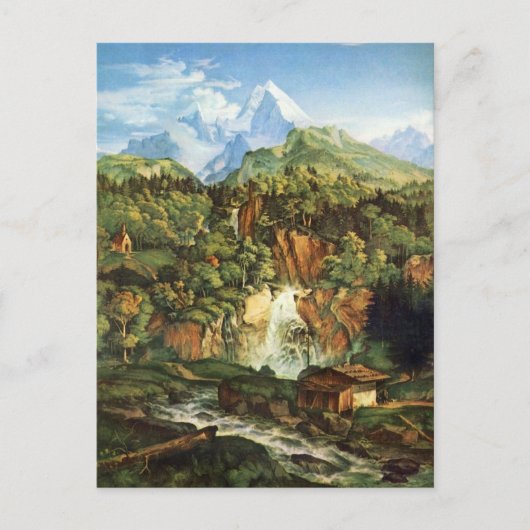 Adrian Ludwig Richter - The Watzmann Postkarte (Vorderseite)