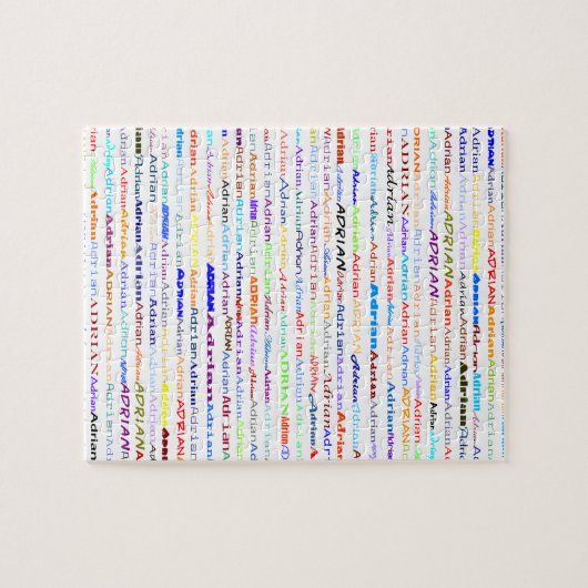 Adrian Text Design II Puzzle (Horizontal)