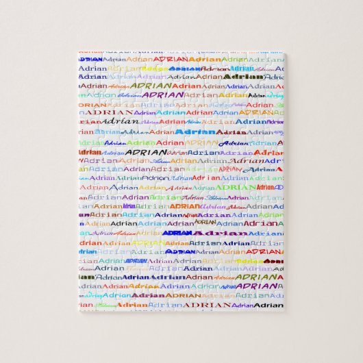 Adrian Text Design II Puzzle (Vertikal)