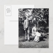 Adrian und Virginia Stephen, 1900 Postkarte (Vorne/Hinten)
