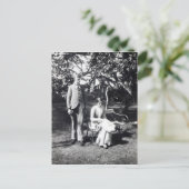 Adrian und Virginia Stephen, 1900 Postkarte (Stehend Vorderseite)
