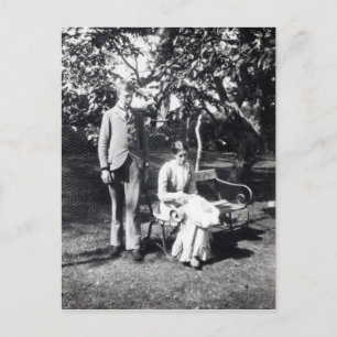 Adrian und Virginia Stephen, 1900 Postkarte