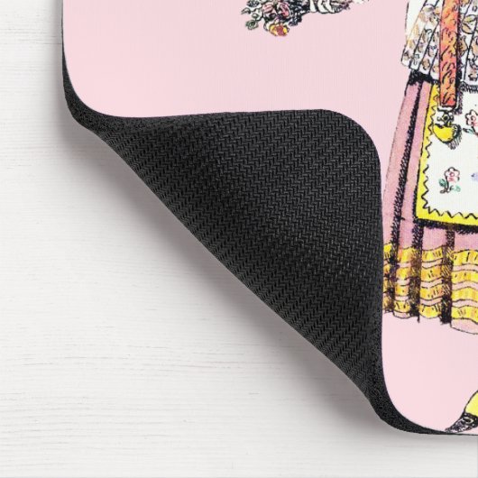 ADRIANA ~ Junge Frau CORFU ~ Mousepad (Ecke)