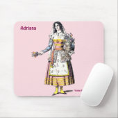 ADRIANA ~ Junge Frau CORFU ~ Mousepad (Mit Mouse)