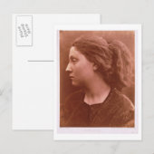 Adriana (Sepia-Foto) Postkarte (Vorne/Hinten)