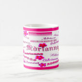 Adrianna Floral Pop Art Kaffeetasse (Mittel)