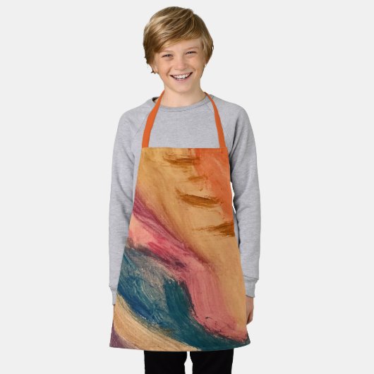 Adrianna's Wassercolor Sunset Schürze (Getragen)