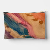 Adrianna's Wassercolor Sunset Zubehörtasche (Rückseite)