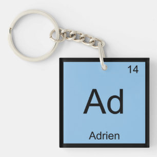Adrien Name Chemie Element Periodensystem Schlüsselanhänger