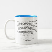 Adrien und Jake Farbtonbuch-Tasse (mit Zitat) Zweifarbige Tasse (Links)